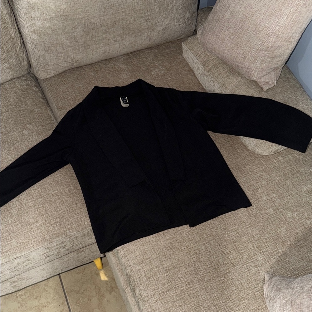 Windsor Black Open Front Blazer Jacket